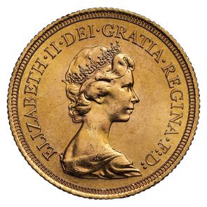 1974 Elizabeth II Uncirculated Sovereign