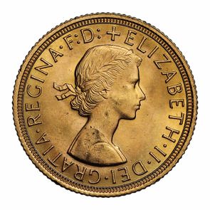 1962 Queen Elizabeth II Sovereign