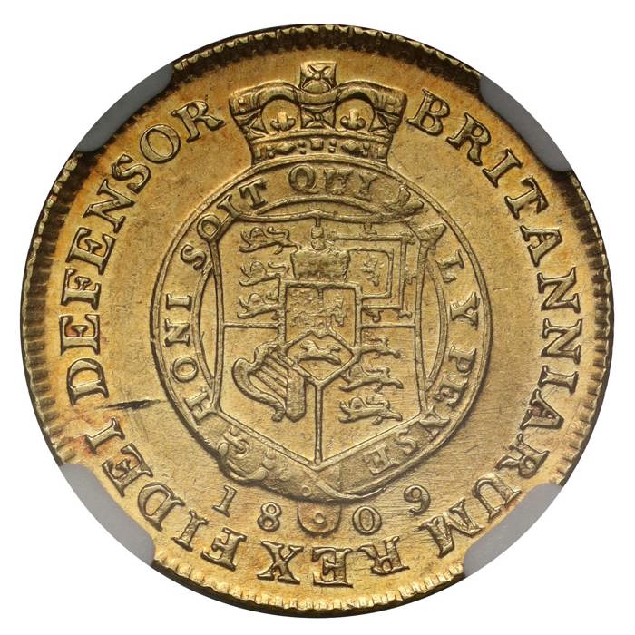 George III gold Half-Guinea