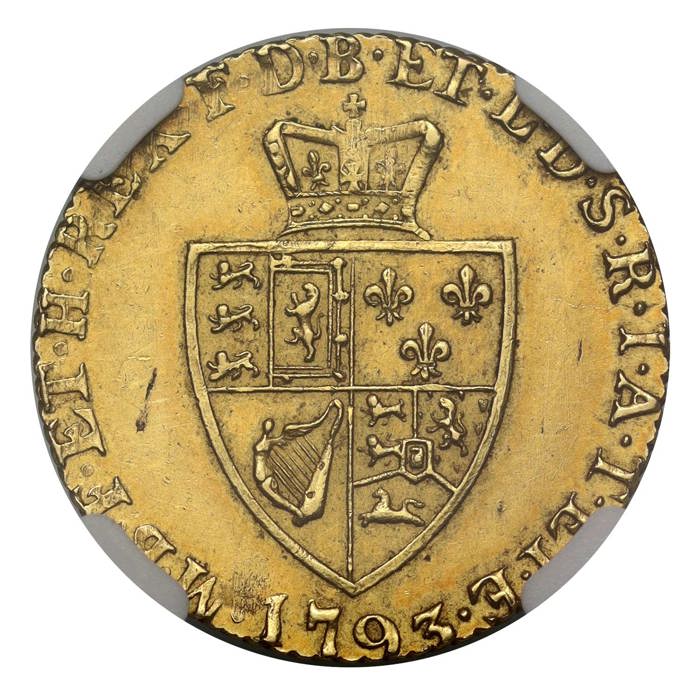 1793 George III Gold Half Guinea