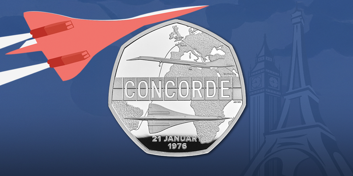 Concorde 50p Coin