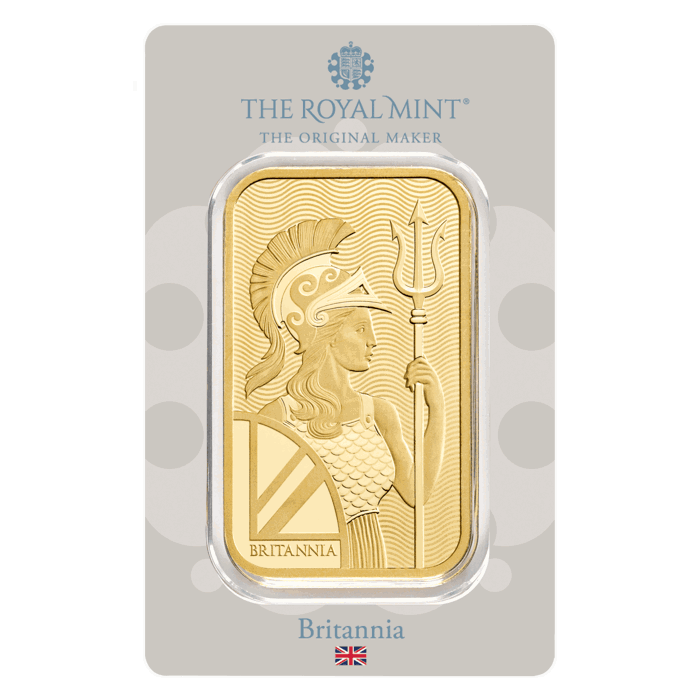 Britannia 100g Gold Bullion Minted Bar