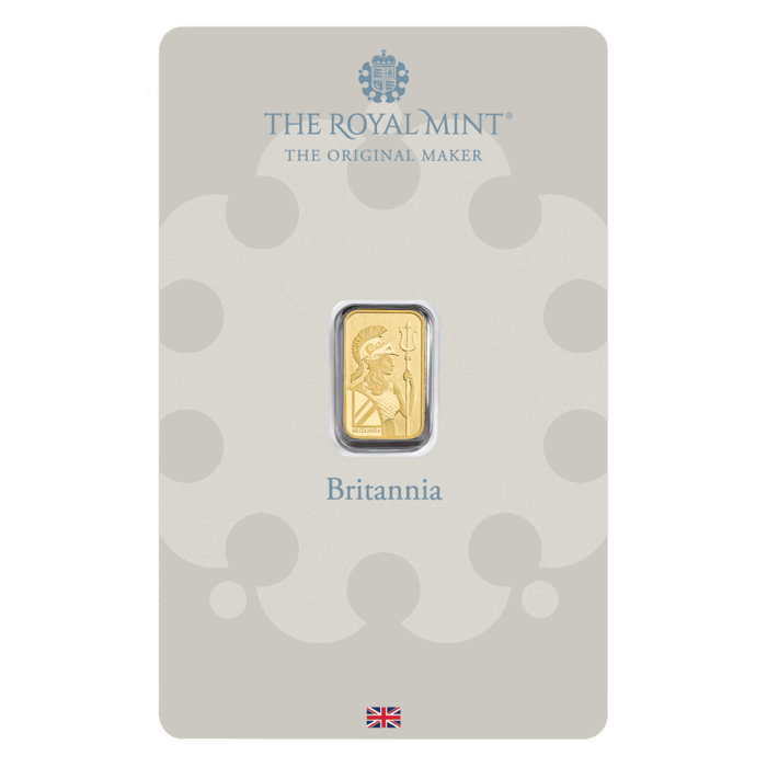 Britannia 1g Gold Bullion Minted Bar