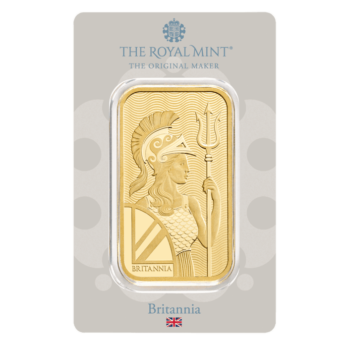 Britannia 50g Gold Bullion Minted Bar