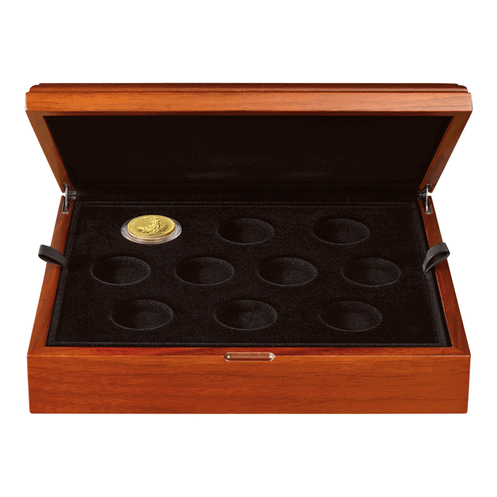 Britannia 2025 Gold Bullion Coin and Ten-Coin Collection Case