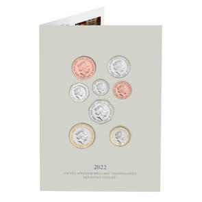 The 2022 United Kingdom Brilliant Uncirculated Definitive Coin Set