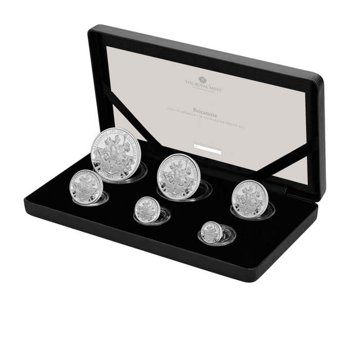 The Britannia 2023 UK Six-Coin Silver Proof Set