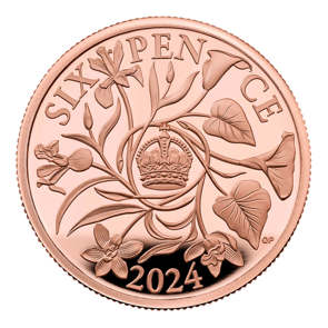 2024 Wedding Gold Sixpence
