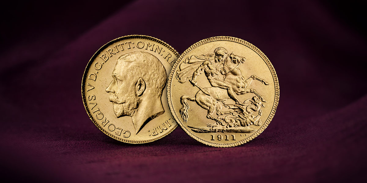 1911-1919 Elizabeth II Gold Sovereign Coin