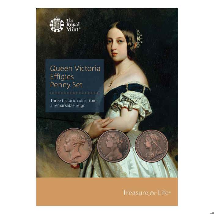 Victoria Effigies Pennies Set